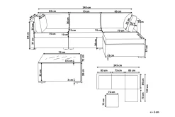 Loungegrupp Utomhus Sano Ii 245 cm