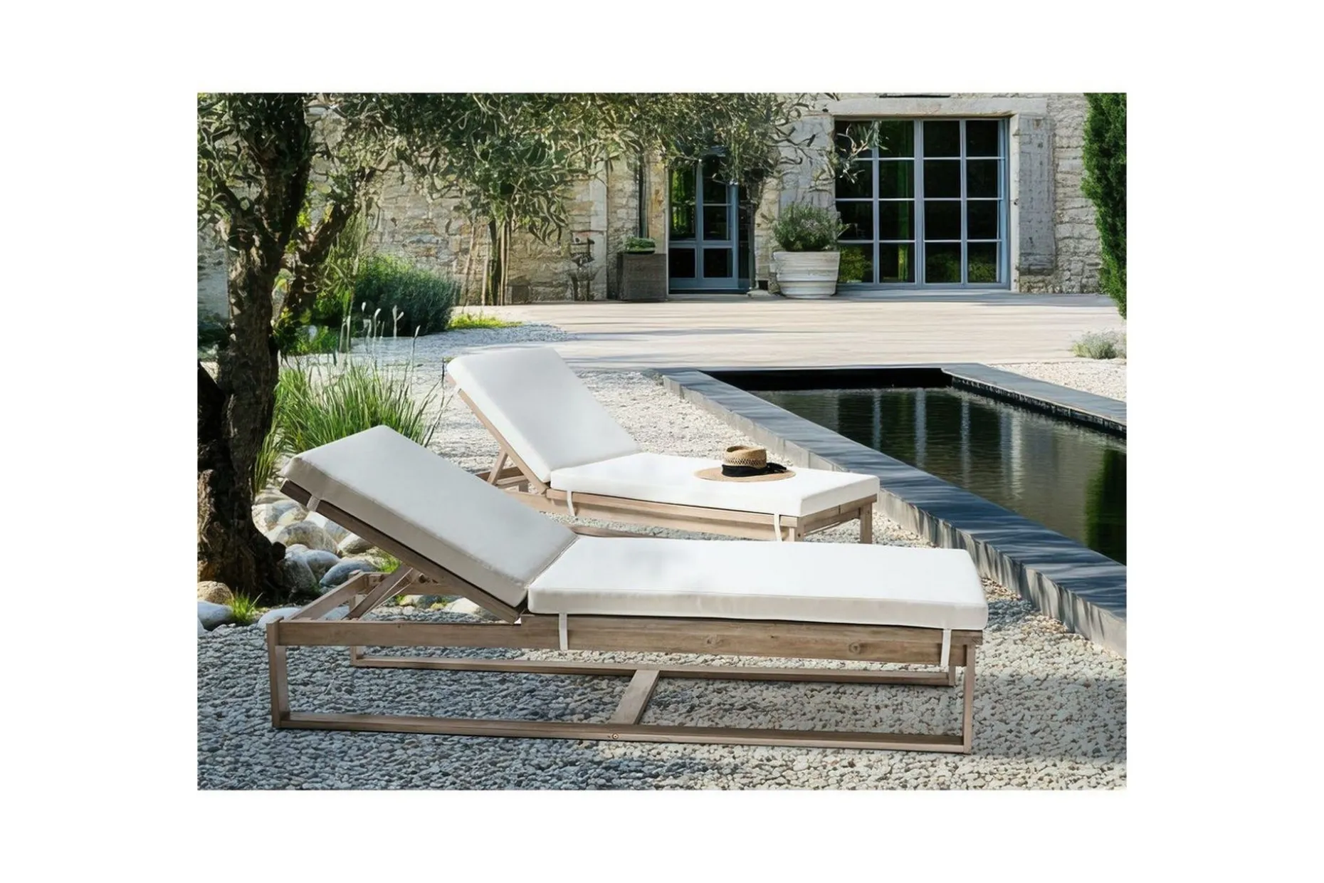 Loungestol Azzanello set om 2