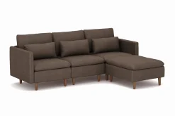 Lovis 3-sits Soffa med vändbar Divan i tyg