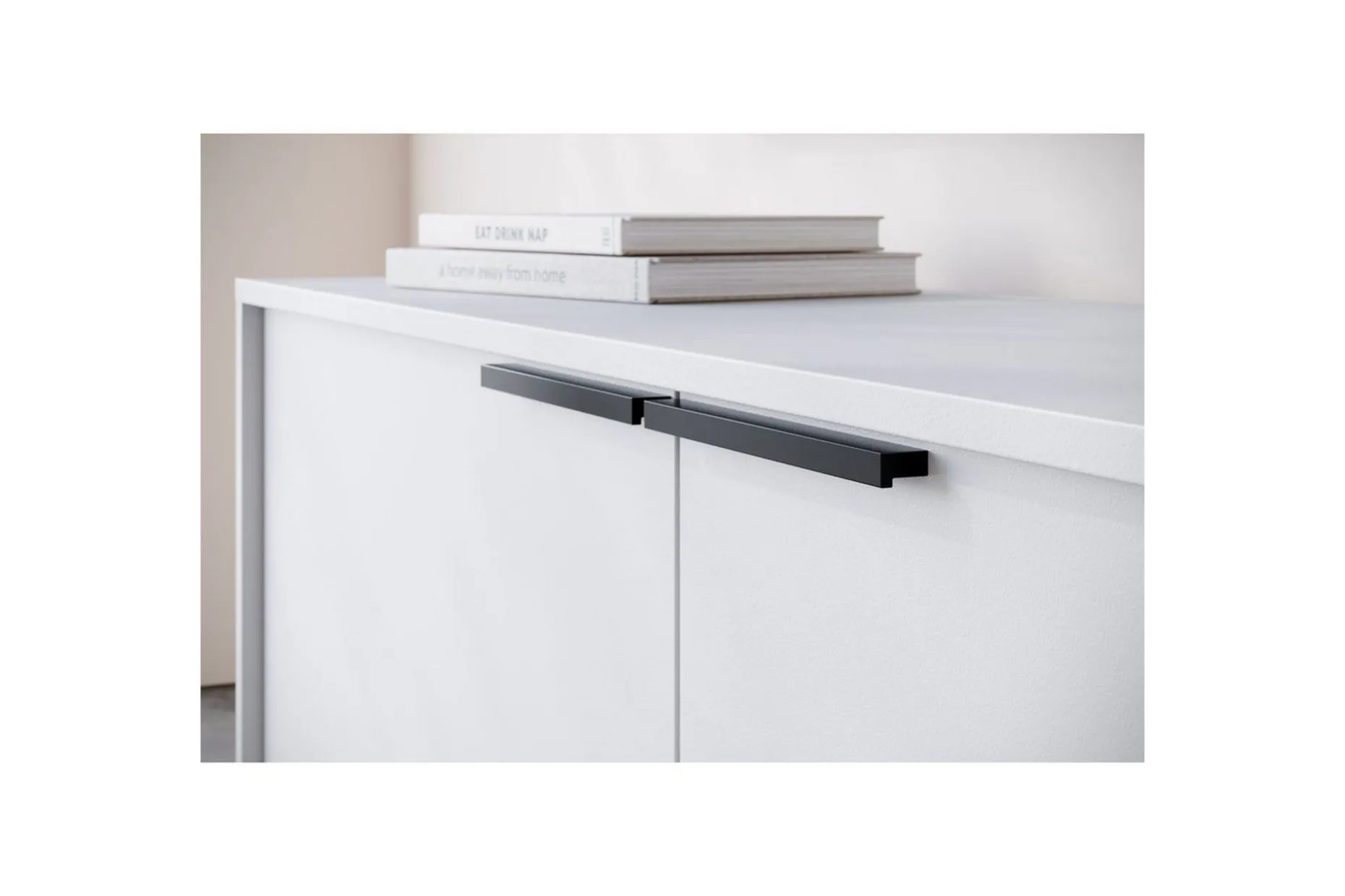 Lowboard Alberto 180x38x50 cm, Vit