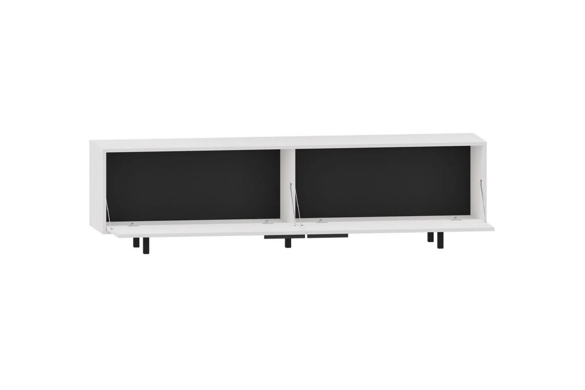 Lowboard Alberto 180x38x50 cm, Vit