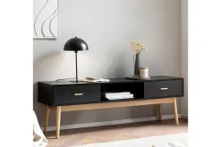 Lowboard Wohnling Ek folierad 2 lådor modern med förvaring modern
