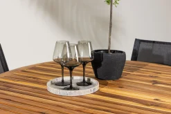 Lumpur Matgrupp Utomhus 110 cm Rund med 4 Alina Utestolar