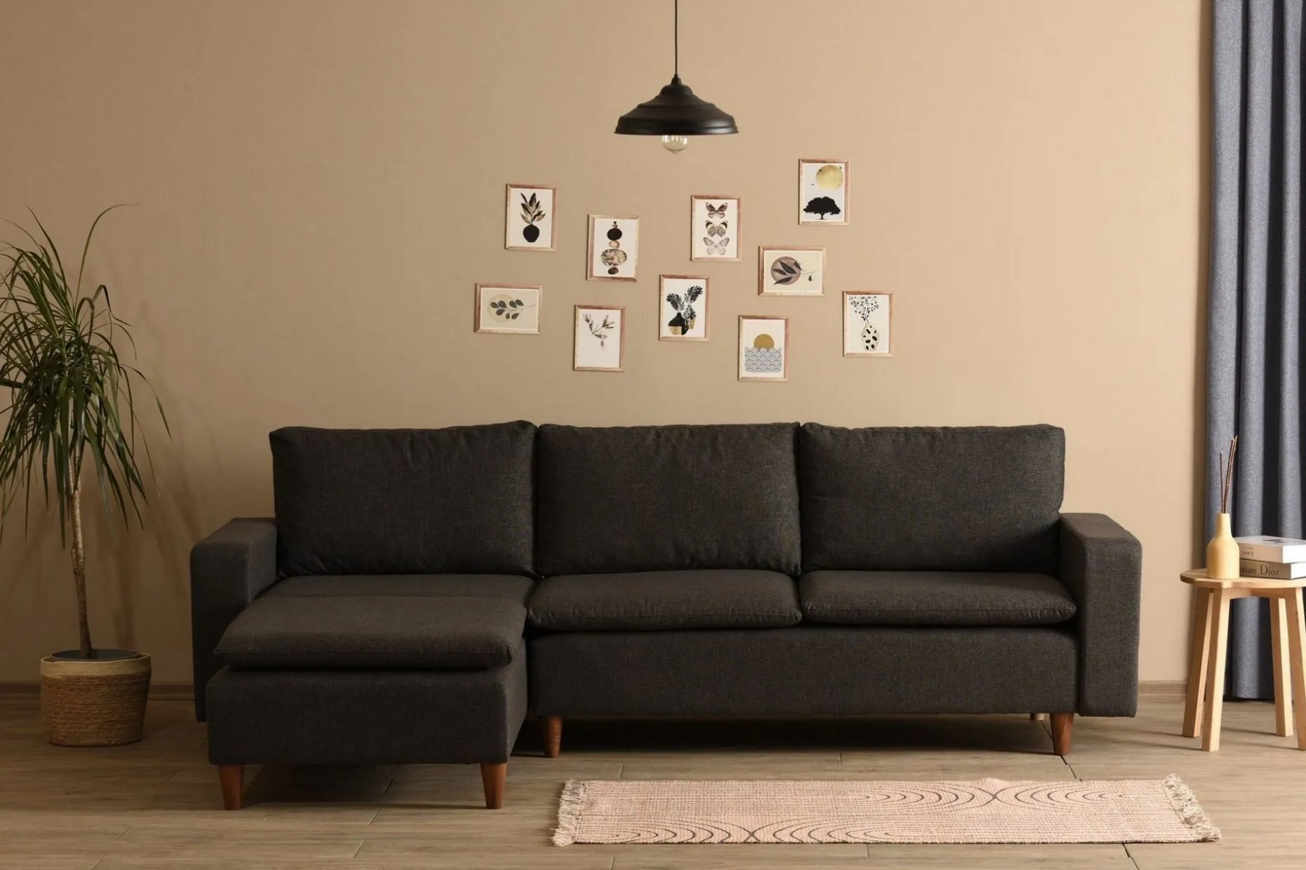 Lungo Soffa m. Divan 4-sits