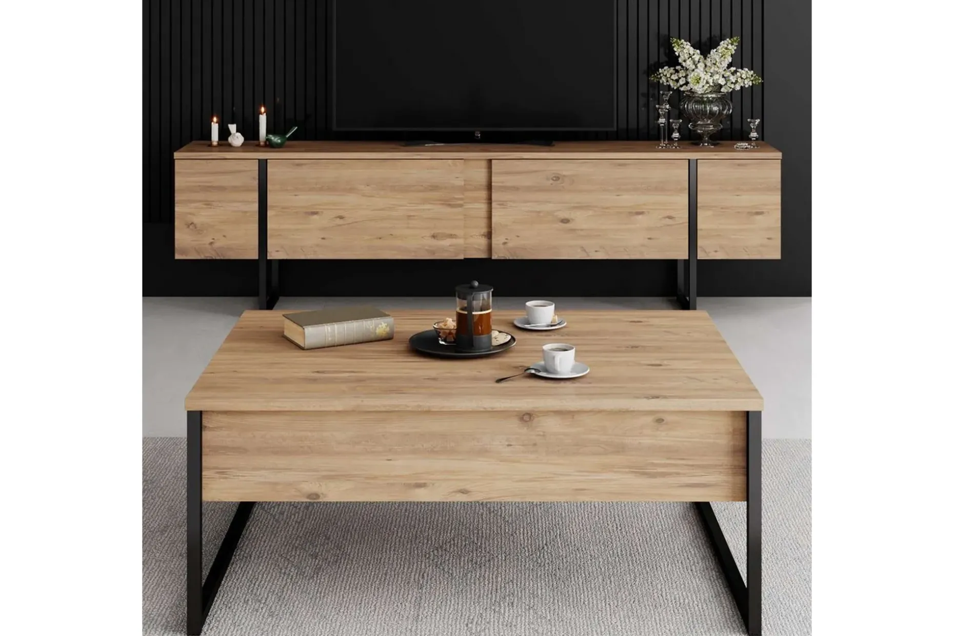 Luxe Tv-bänk 180 cm