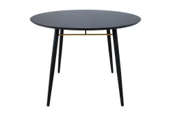 Luxemburg Matbord 100 cm Svart/Kopper