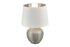 Luxor bordslampa 26cm E27 silver