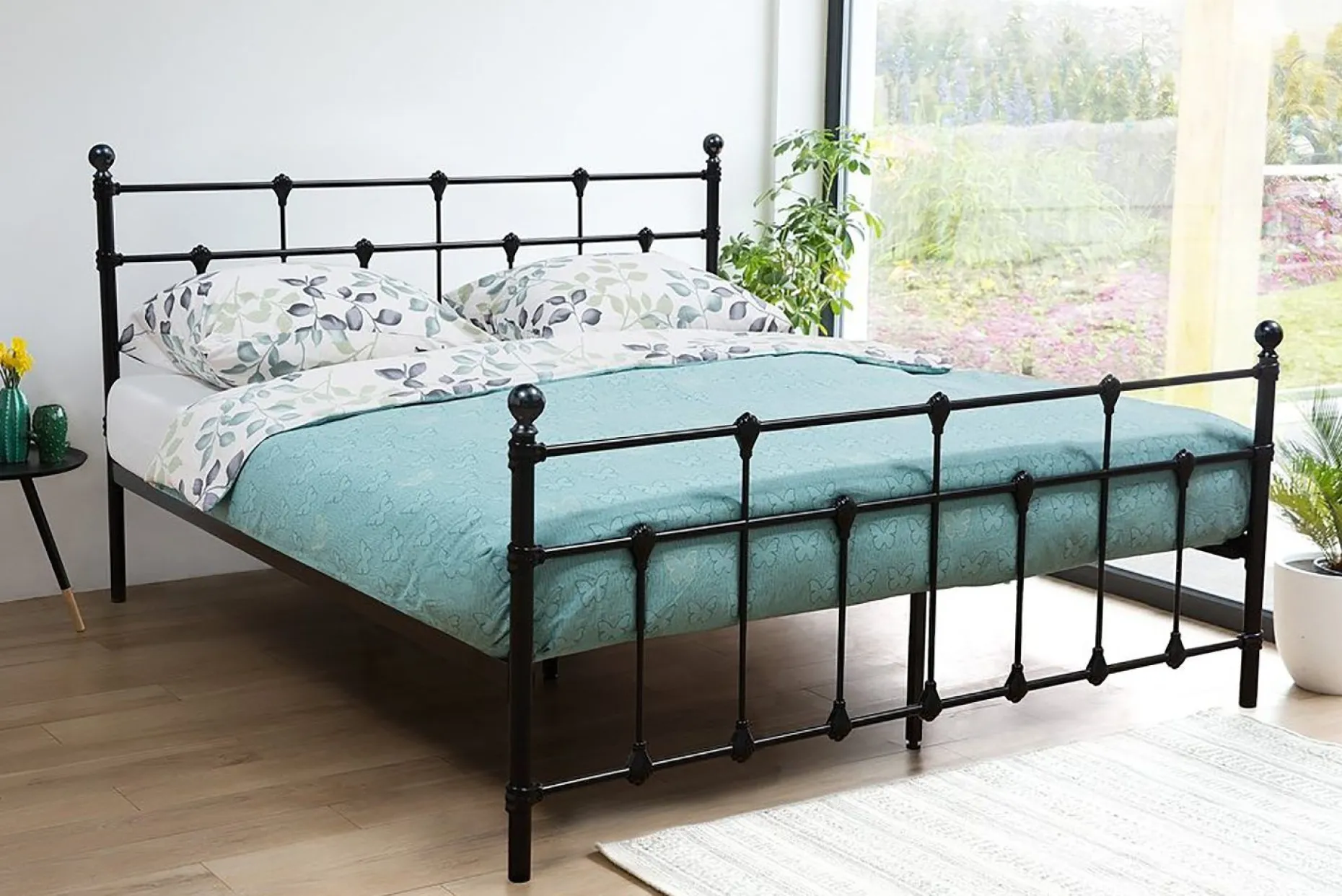 Lyn Dubbelsäng 160 200 cm Svart