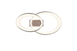 Malaga LED Plafond borstad stål