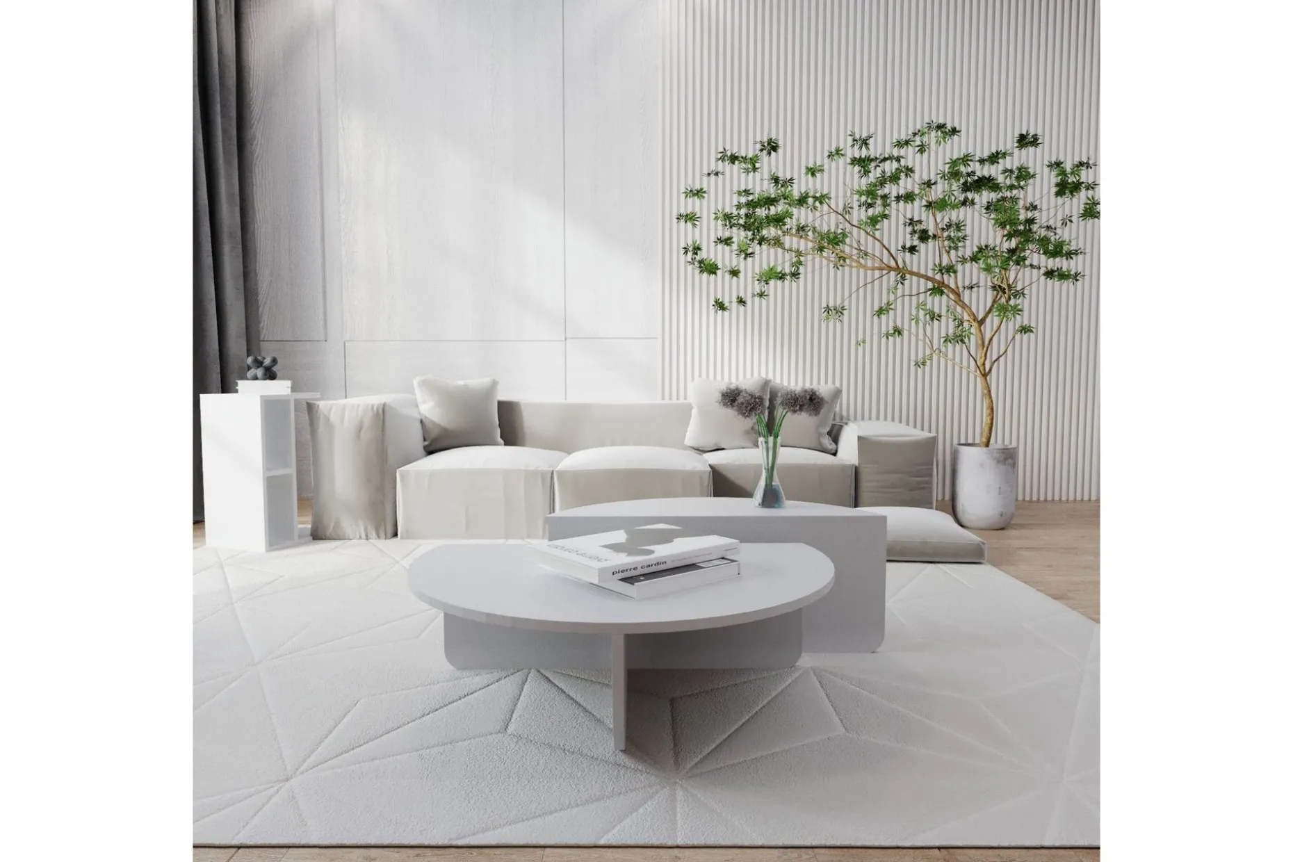 Malling Soffbord 90x30x90 cm Oval