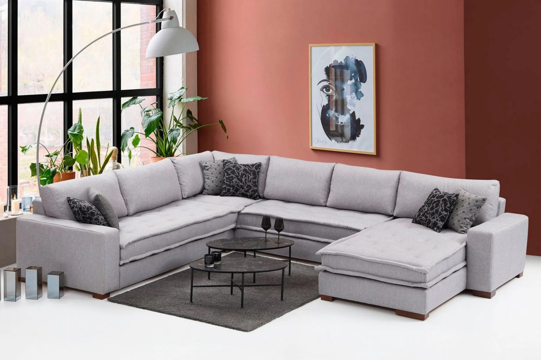 Mamerto Soffa m. Divan 4-sits