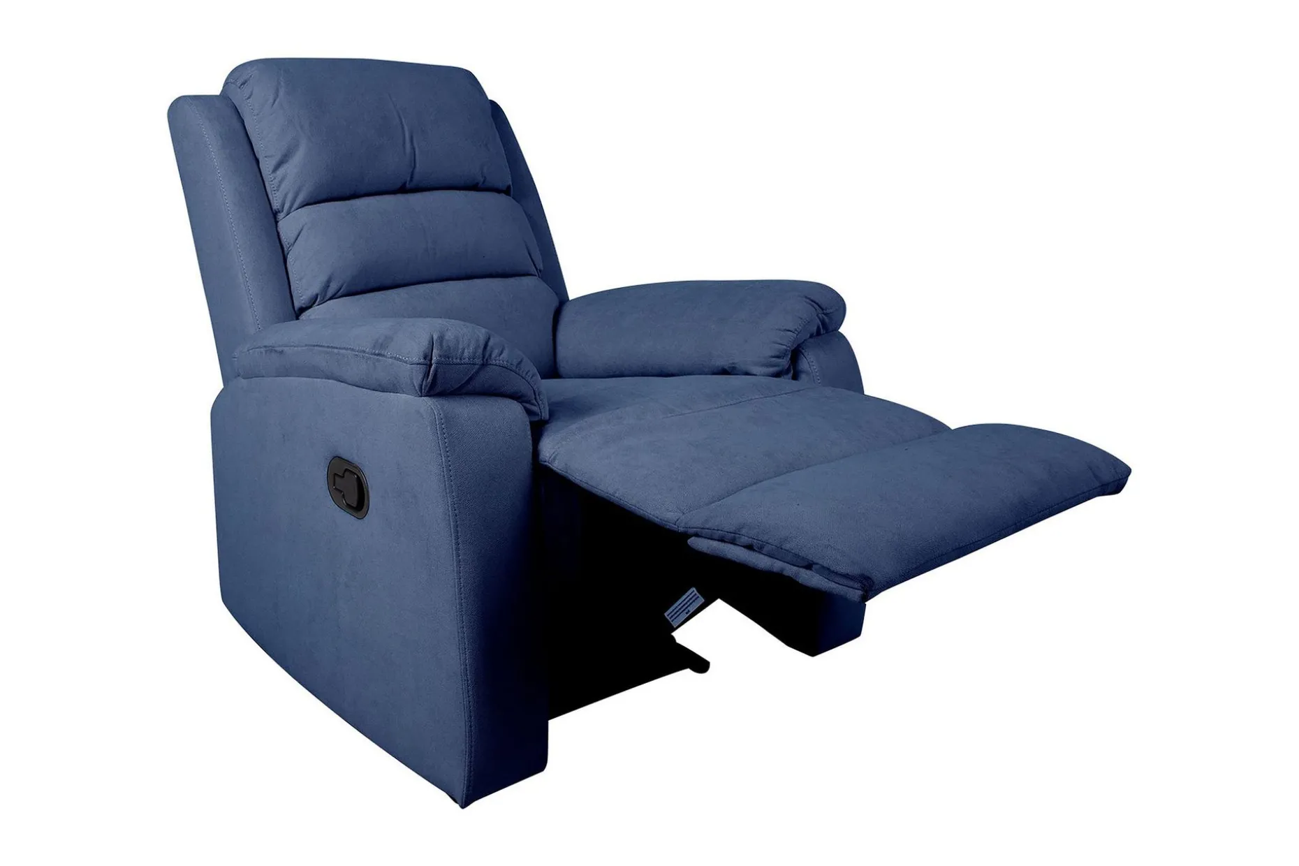 Manuel Recliner Fåtölj Manuell Mörkblå