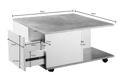 Marchall Soffbord 70 cm
