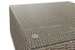 Marcus Loungebord och Soffbord Utomhus 70 cm Konstrotting Glas