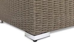 Marcus Loungebord och Soffbord Utomhus 70 cm Konstrotting Glas