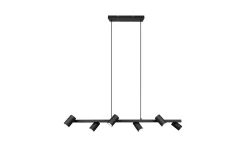 Marley Taklampa 115cm 6L 6xGU10 mattsvart