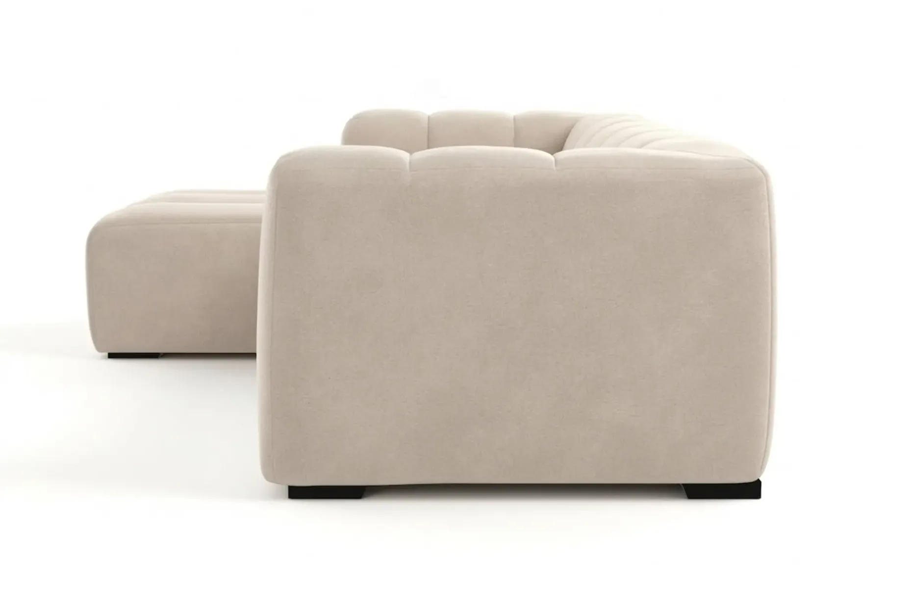 Marlow 3-sits Bubblig Divansoffa vänster
