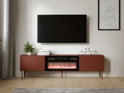 Marros Tv-bänk 200 cm med Elkamin