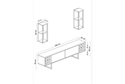 Masatomo Tv-bänk 180 cm