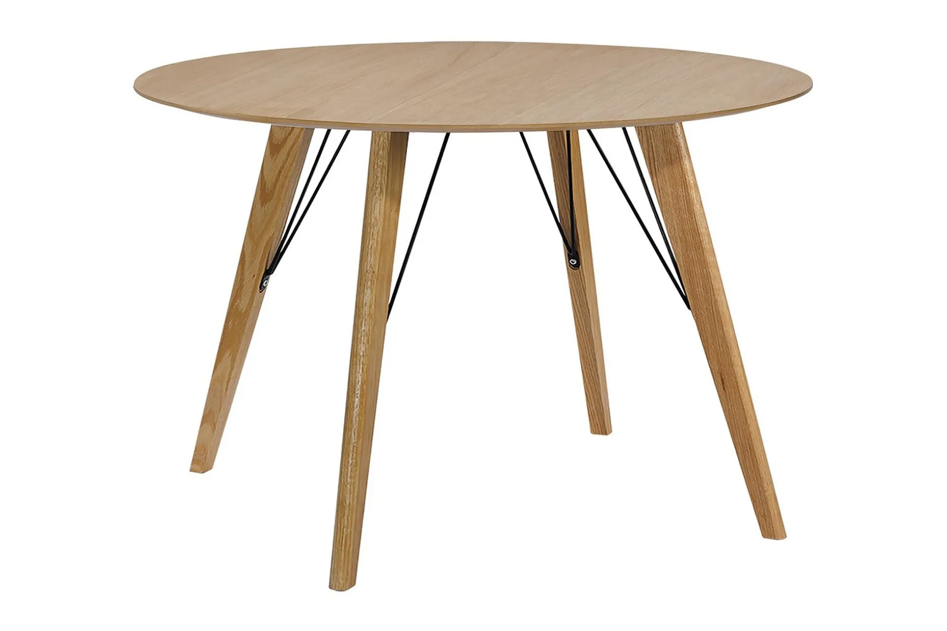Matbord Helena D100xh75 cm Mdf Med Ekfanér