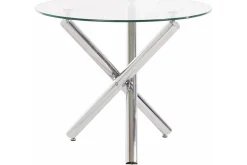 Matbord Jonis 90 cm Runt Glas