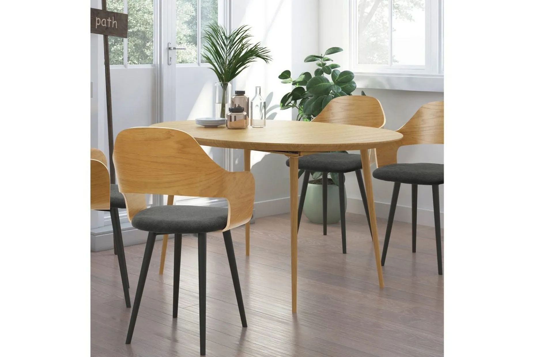 Matbord Loft24 Graham Matbord Oblong 120x80 cm Brun