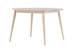 Matbord Peach Flora Dining Table ø120 - Whitewash / Veneer Whitewash