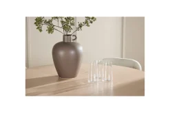 Matgrupp Flora Runt 120 cm Vit med 4st Lilja Stolar