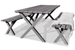 Matgrupp Utomhus Scottsdale Fasta 190 + 6 Kungshamn Stol Shabby Chic