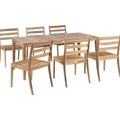 Matgrupp utomhus 6-Sits Chioggia Akaciaträ