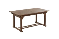 Matsalsset Amantea med kuddar Mörk trä/Taupe