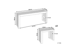 Matsalsset Bellano 3-Sits