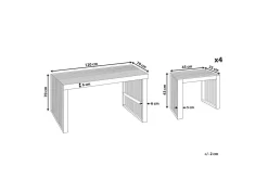 Matsalsset Bellano 4-Sits