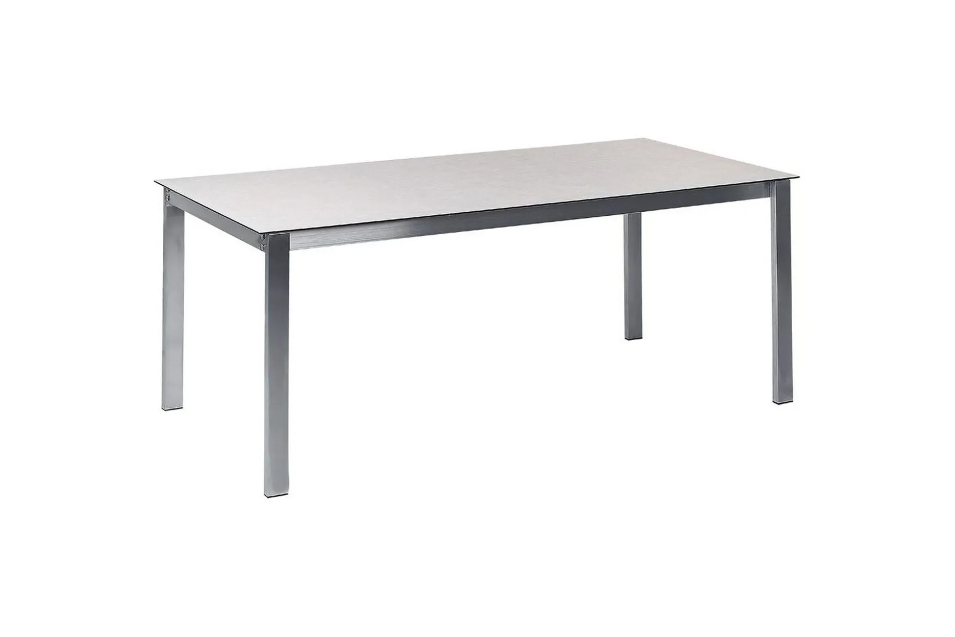 Matsalsset Cosoleto/Grosseto Vit/Beige/Silver, 4-Sits