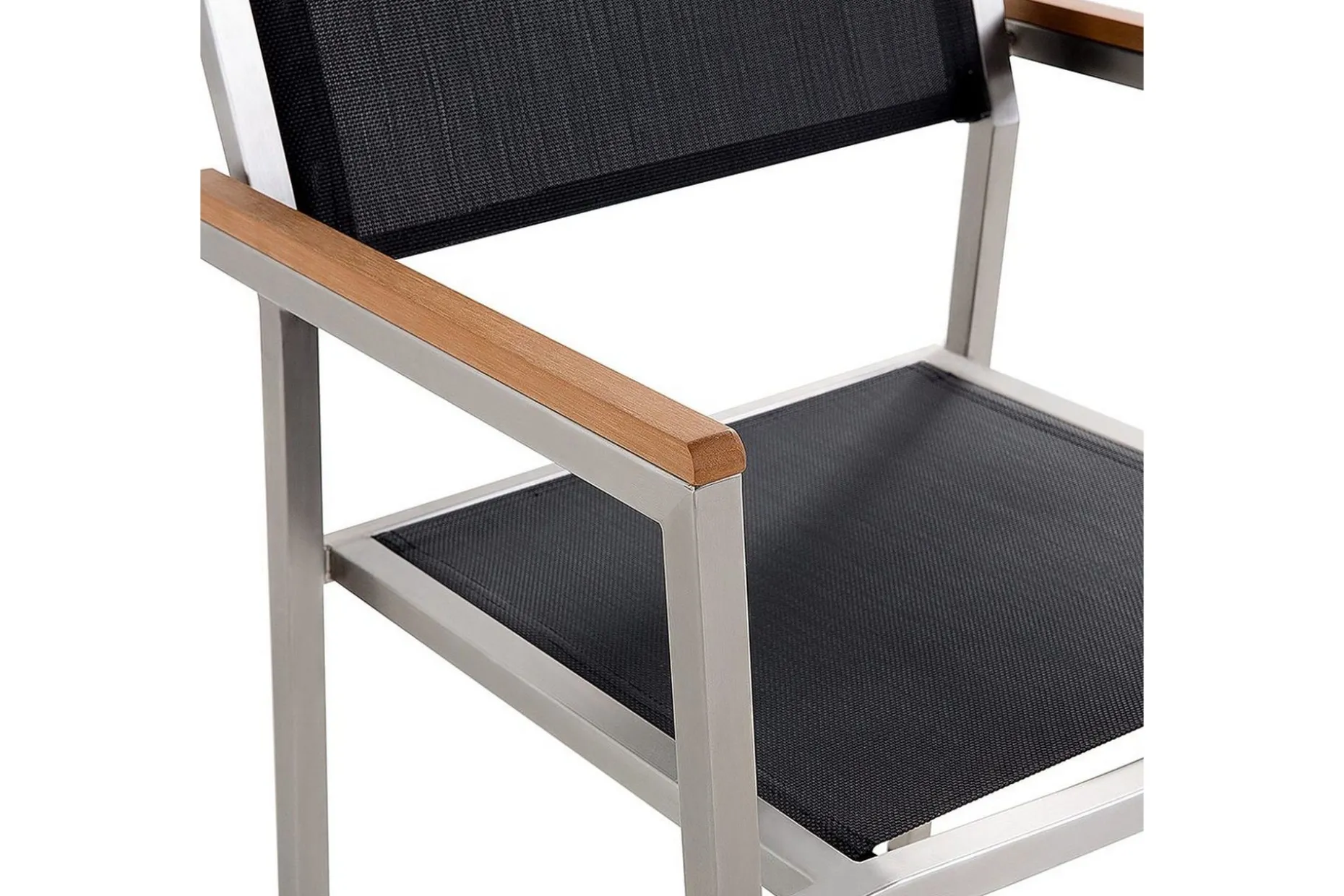 Matsalsset Maletto/Grosseto Svart/Silver
