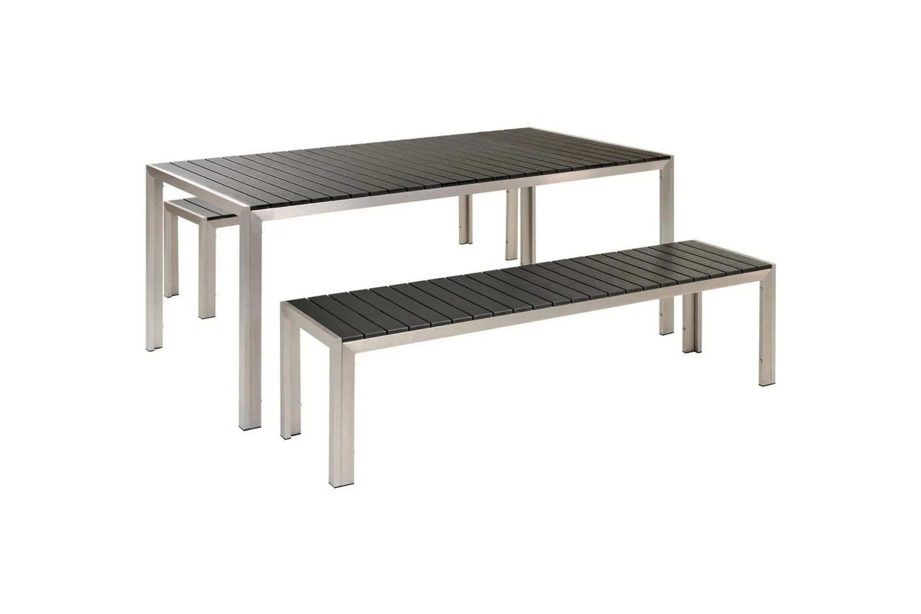Matsalsset Nardo Svart/Silver