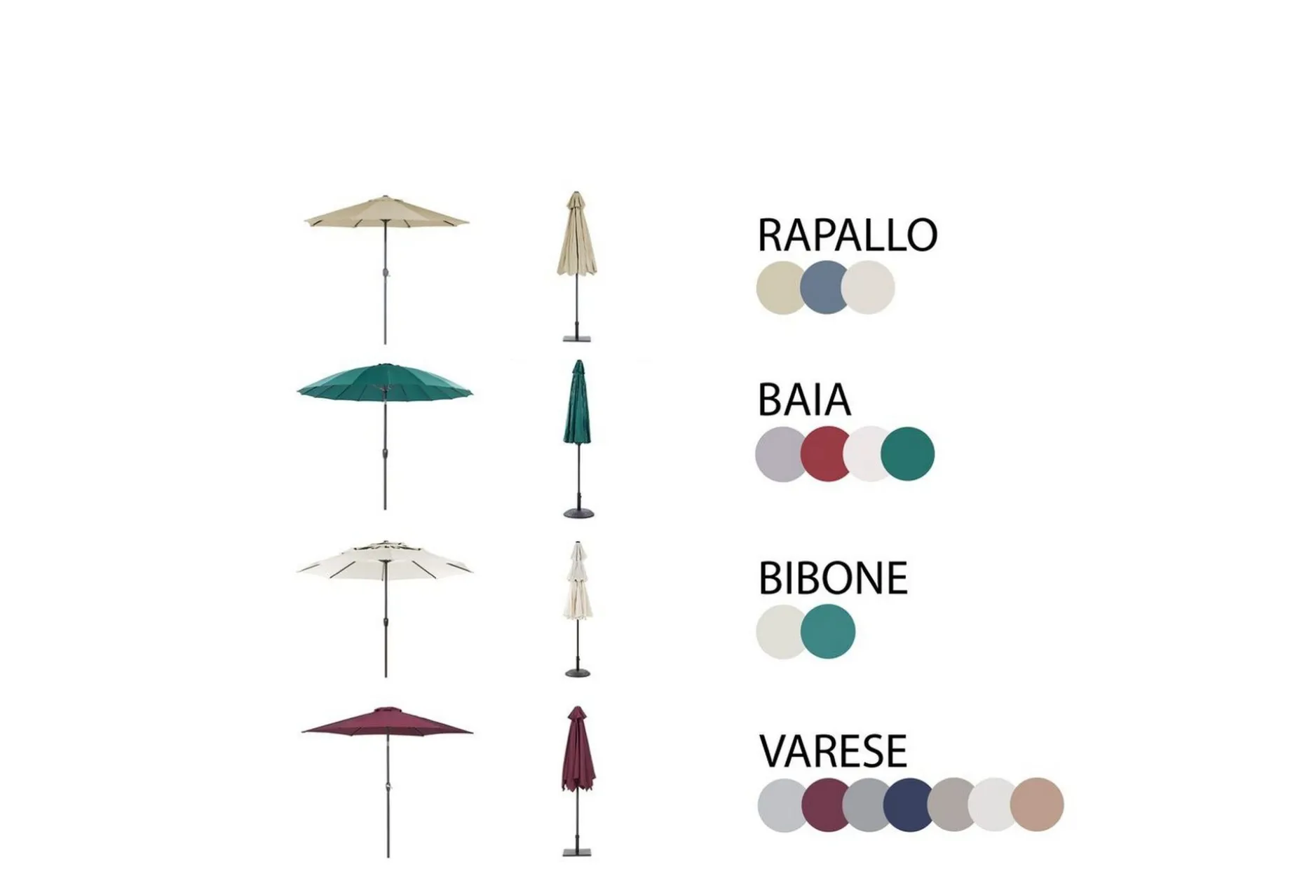 Matsalsset Salento med parasoll