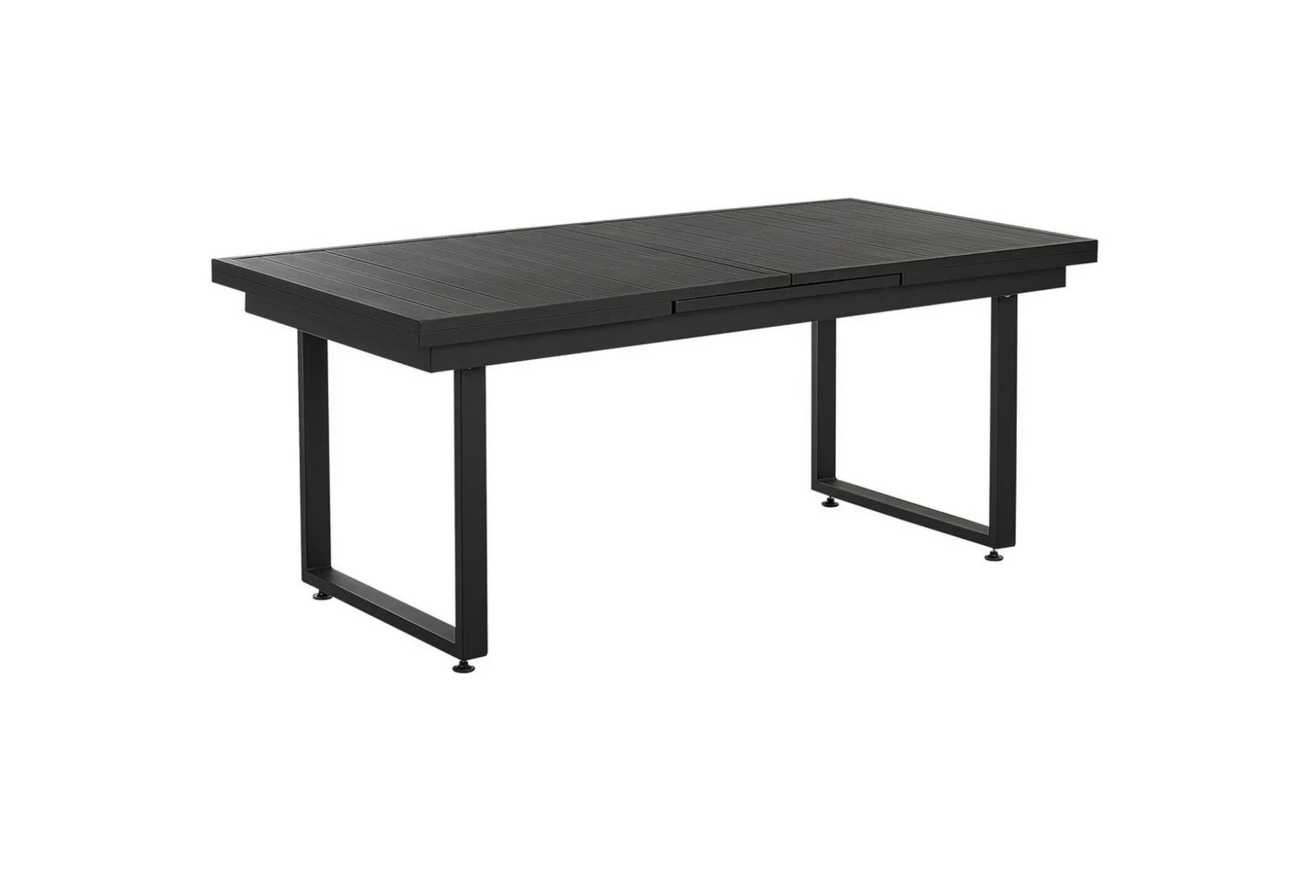 Matsalsset Valcanetto/Taviano Svart/grått/ljust trä, 6-Sits