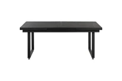 Matsalsset Valcanetto/Taviano Svart/grått/ljust trä, 6-Sits