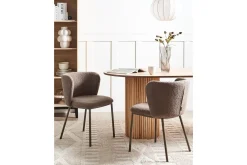 Matsalsstol Mina II set om 2 Brun