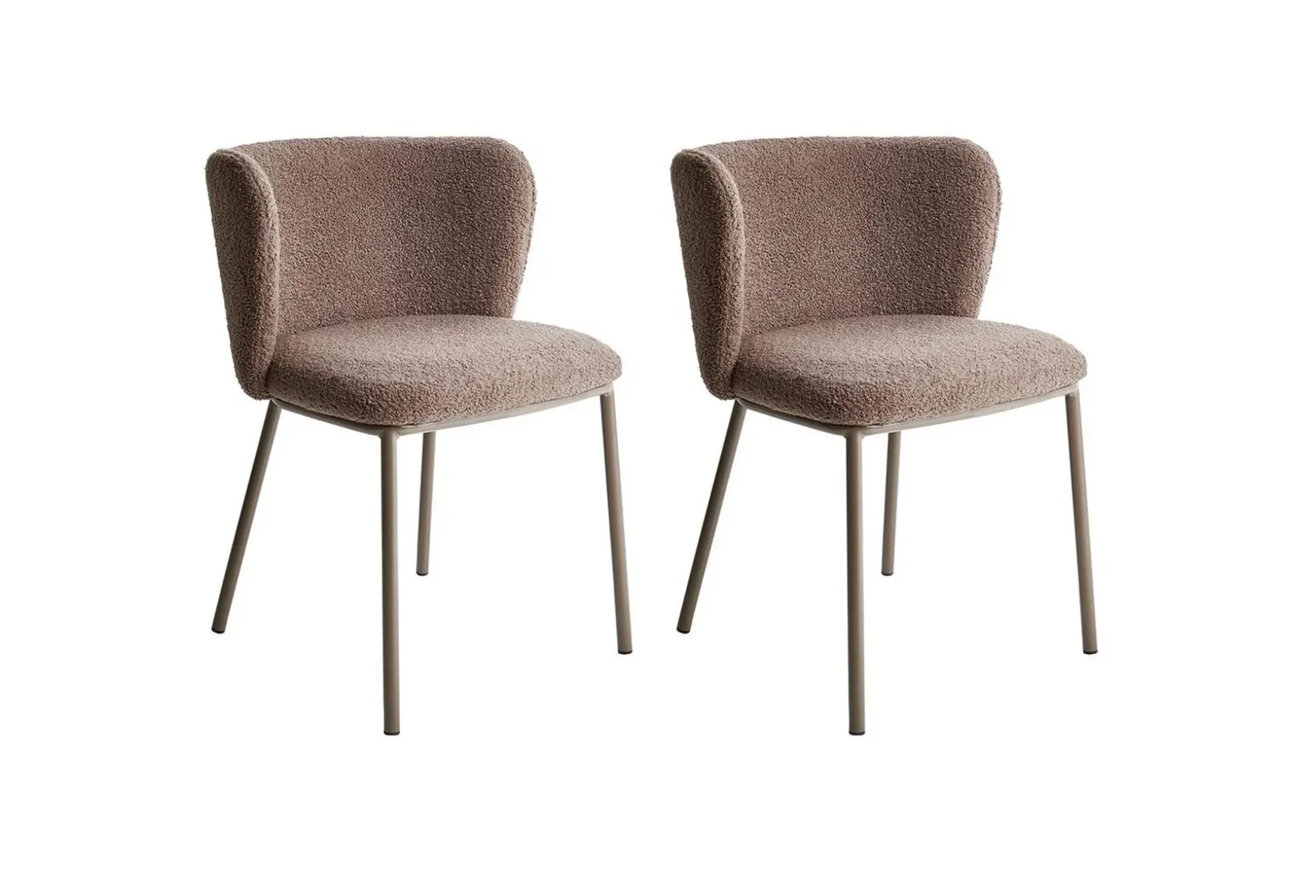 Matsalsstol Mina II set om 2 Brun