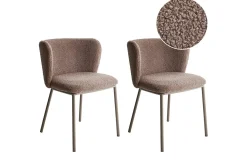 Matsalsstol Mina II set om 2 Brun