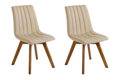 Matstol 2 st beige CALGARY