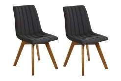 Matstol 2 st svart CALGARY