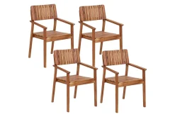 Matstol Agello set om 4