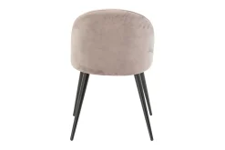 Matstol utan armstöd Venture Home Velvet Köksstol Sammet Pink