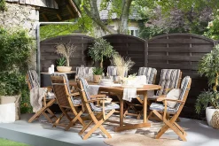 Maui Trädgårdsmöbelset Med Utebord+8 Utestolar