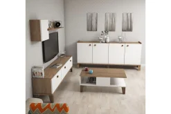 Möbelset för vardagsrum 35x178 cm 2 Delar