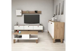 Möbelset för vardagsrum 35x178 cm 2 Delar
