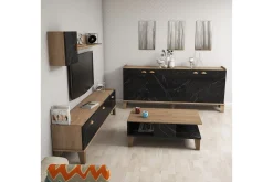 Möbelset för vardagsrum 35x178 cm 3 Delar